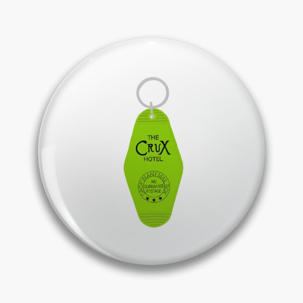 Item preview, The Crux Hotel djo keychain green brat designed and sold by rilesweir.