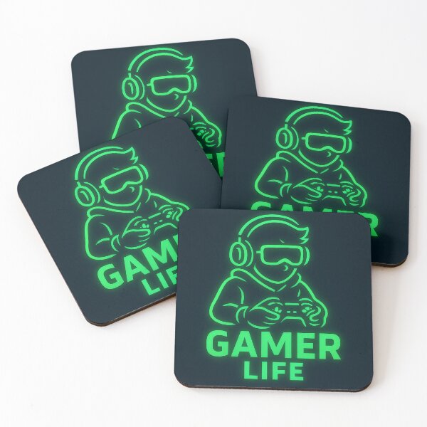 Item preview, Gamer Life Green designed and sold by Diehard-Gaming.