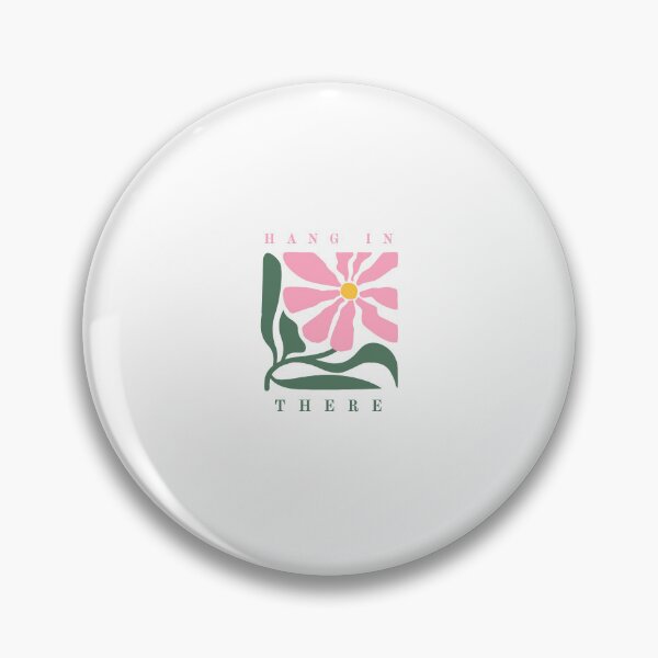 Item preview, Pegatina de flor "Aguanta" designed and sold by sprinkleandshine.
