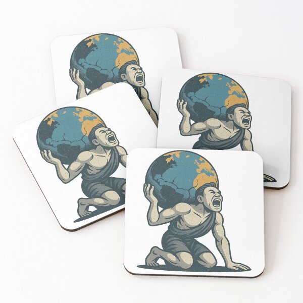 Item preview, Atlas Rising – Yelling Against the Weight of the World designed and sold by SightbySteve.