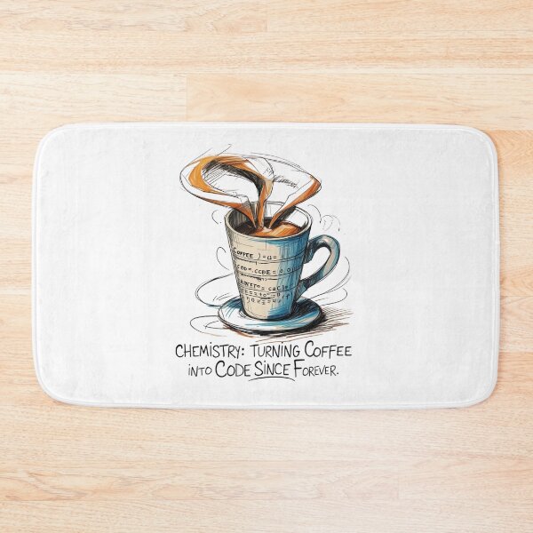 Item preview, Copy of Chemistry + Coffee + Code | Funny STEM Geek T-Shirt for Programmers & Scientists designed and sold by Design_Your_Day.