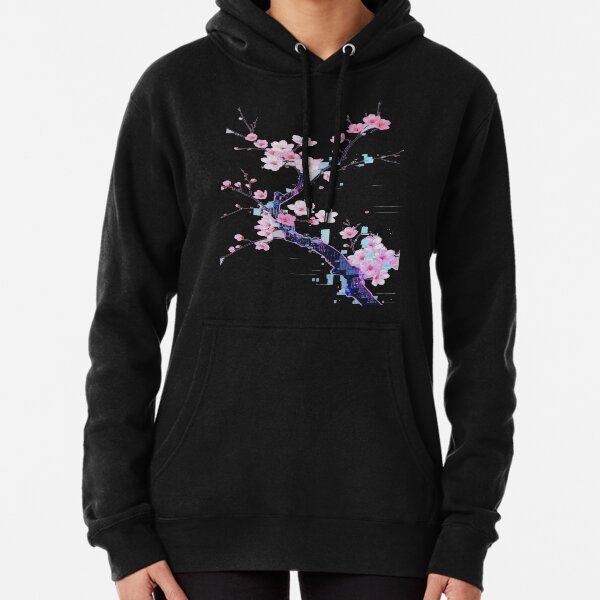 Item preview, Glitch Blossom – Cyberpunk Ukiyo-e Sakura2 designed and sold by radiationburn.