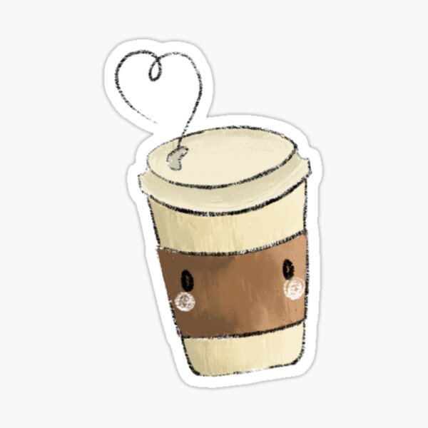 Item preview, Winter Cocoa Latte Cute Kawaii Character Friend designed and sold by PeelOrDie.