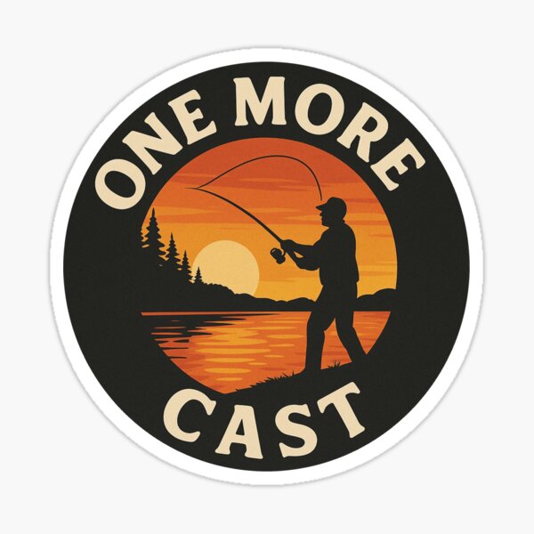 Item preview, One More Cast | Fishing designed and sold by BigC's Shop.