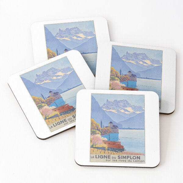 Item preview,  Vintage Simplon Line Switzerland Poster designed and sold by TeeARTHY.