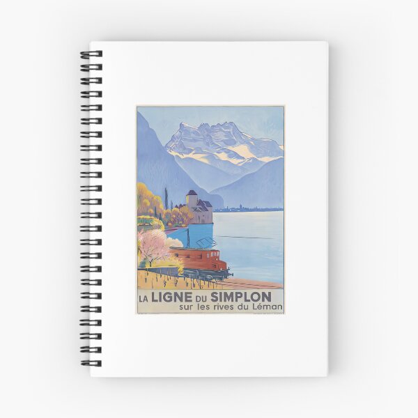Item preview,  Vintage Simplon Line Switzerland Poster designed and sold by TeeARTHY.