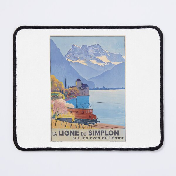 Item preview,  Vintage Simplon Line Switzerland Poster designed and sold by TeeARTHY.