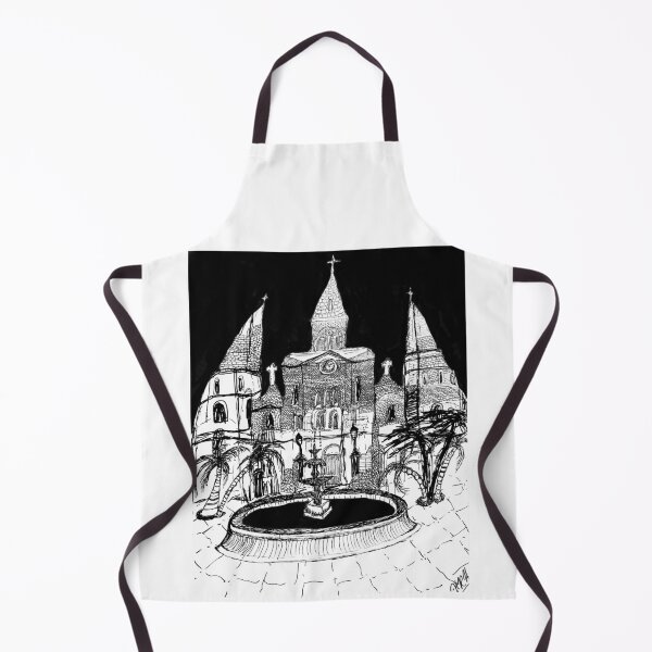 Item preview, Jackson Square Artist's Drawing (St Louis Cathedral, New Orleans) designed and sold by hogelstick.