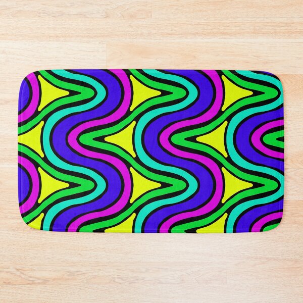 Item preview, Psychedelic Waves (Yellow, Magenta, Blue, Green, Black) designed and sold by JoelmaQ.