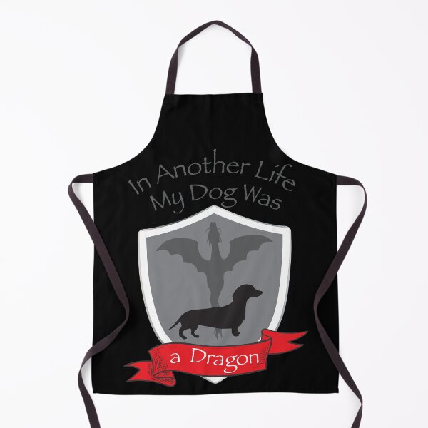 Item preview, My Dog Was a Dragon in a Past Life – Funny Pet Fantasy Design designed and sold by SnarkSharks.