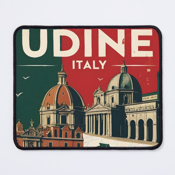 Item preview, Udine Italy Vintage Travel Tourism designed and sold by TravelersGems.