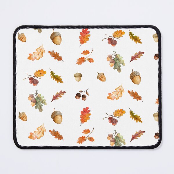 Item preview, Watercolor Autumn Oak Leaves and Acorns designed and sold by silviaol.