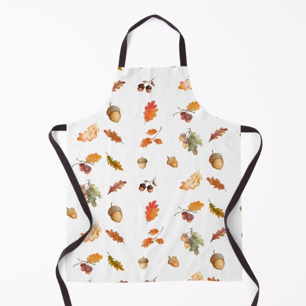 Item preview, Watercolor Autumn Oak Leaves and Acorns designed and sold by silviaol.