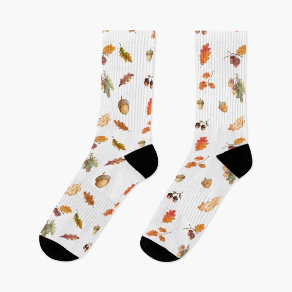 Item preview, Watercolor Autumn Oak Leaves and Acorns designed and sold by silviaol.