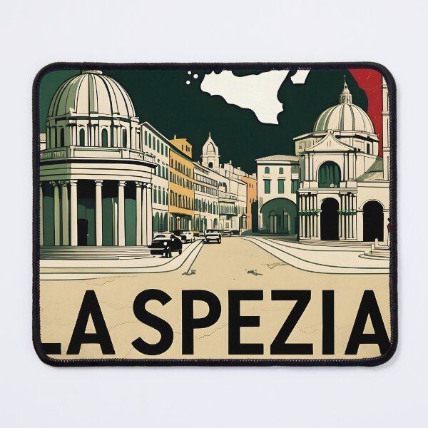 Item preview, La Spezia Italy Vintage Travel Tourism designed and sold by TravelersGems.