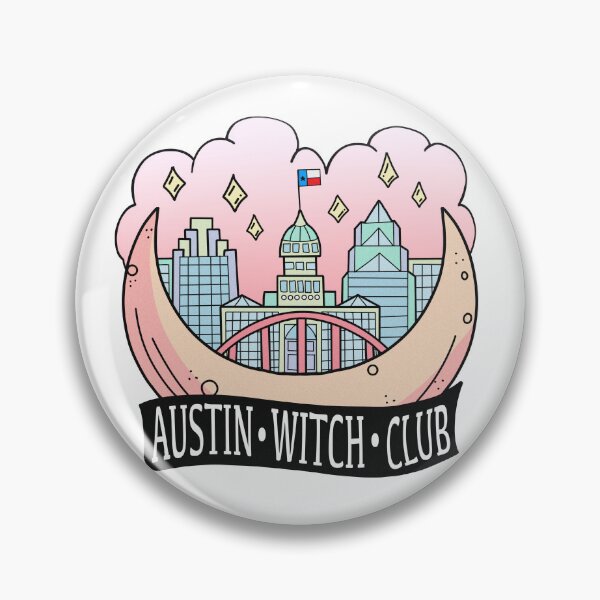 Item preview, Austin Witch Club Pastel Skyline designed and sold by Non-Binary-Art.