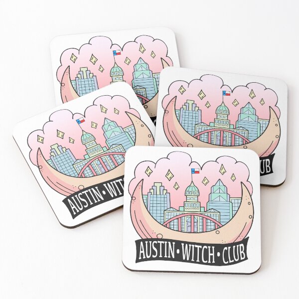 Item preview, Austin Witch Club Pastel Skyline designed and sold by Non-Binary-Art.