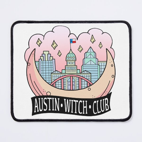 Item preview, Austin Witch Club Pastel Skyline designed and sold by Non-Binary-Art.