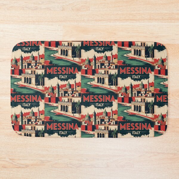 Item preview, Messina Italy Vintage Travel Tourism designed and sold by TravelersGems.
