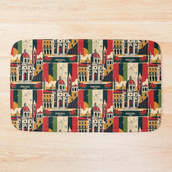 Item preview, Perugia Italy Vintage Travel Tourism designed and sold by TravelersGems.