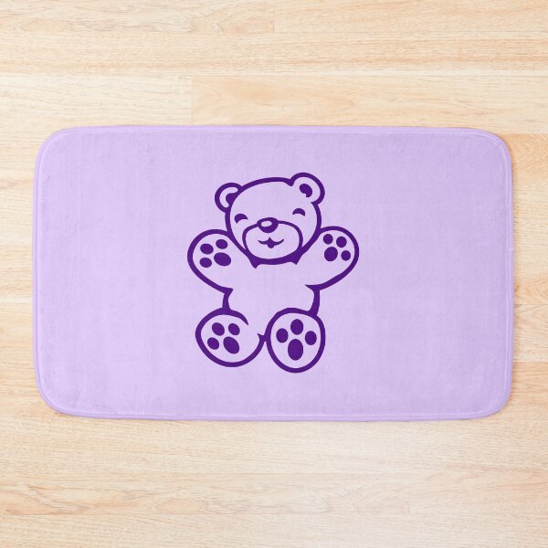 Item preview, Purple Bear Happy Smile Cute Teddy Friendly Grizzly designed and sold by shirt-o-mat.