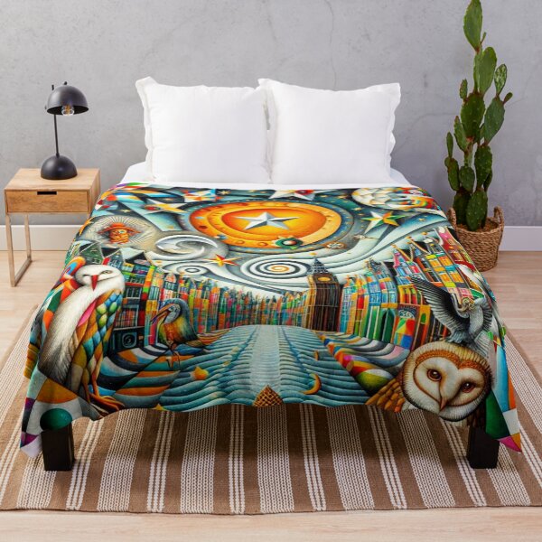 Item preview, Aviary of Dreams – Celestial Wings Over the Whimsical City designed and sold by daweave77.