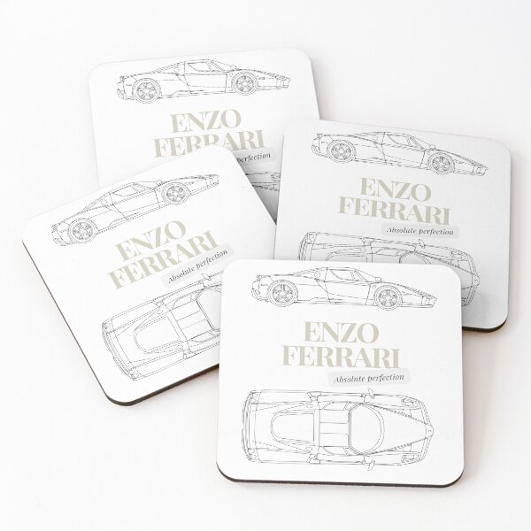 Item preview, Enzo Ferrari / Absolute Perfection | Clean Car Silhouette | Perfect | Car | Sports car designed and sold by DrivenMindset.