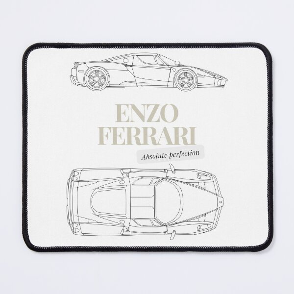 Item preview, Enzo Ferrari / Absolute Perfection | Clean Car Silhouette | Perfect | Car | Sports car designed and sold by DrivenMindset.