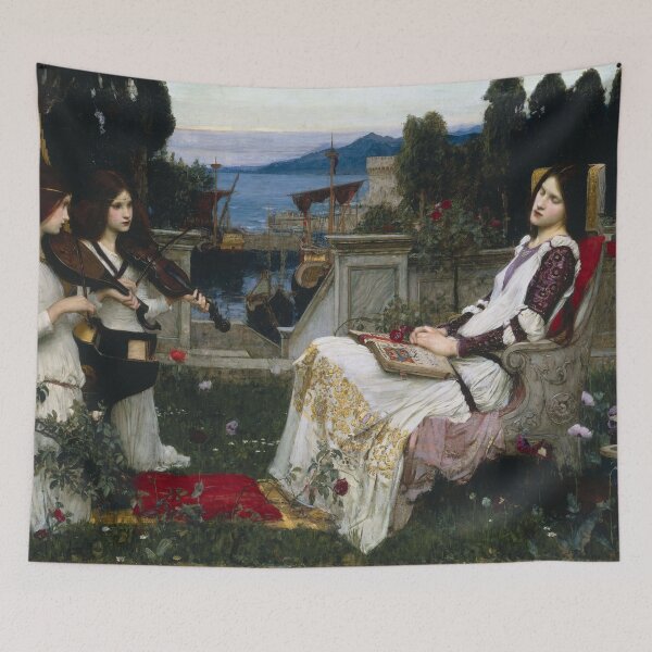 Aperçu de l'œuvre Sainte Cécile de John William Waterhouse créée et vendue par TeeARTHY.