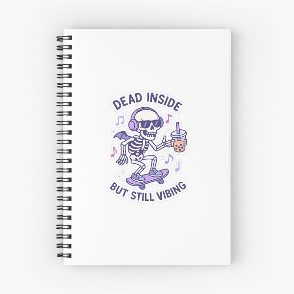 Item preview, Dead Inside But Still Vibing designed and sold by ResinandRelics.
