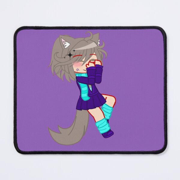 Item preview, shy gacha wolf girl designed and sold by gachanime.