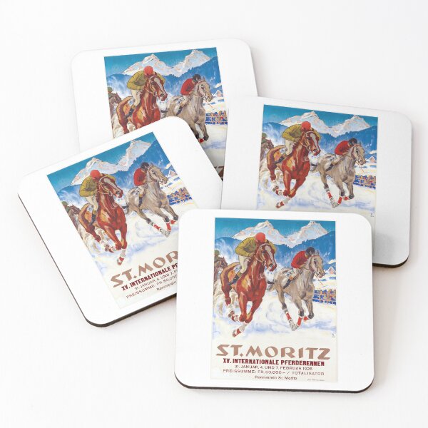 Item preview, Copy of Winter in Switzerland  Vintage Skiing    Art Deco designed and sold by TeeARTHY.