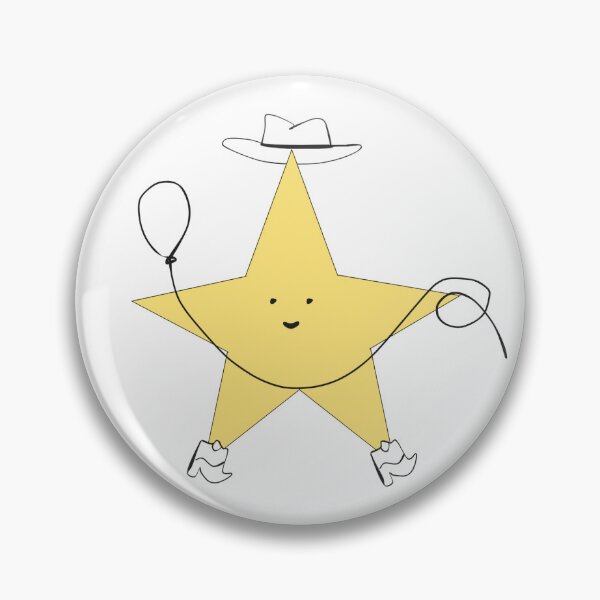 Item preview, Yeehaw Cowboy Star with Balloon designed and sold by DrawnByE.