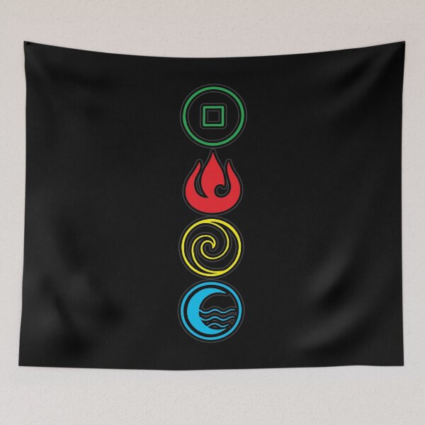 Item preview, Avatar Elements Reimagined – Minimalist Bending Symbols designed and sold by joshuayule.
