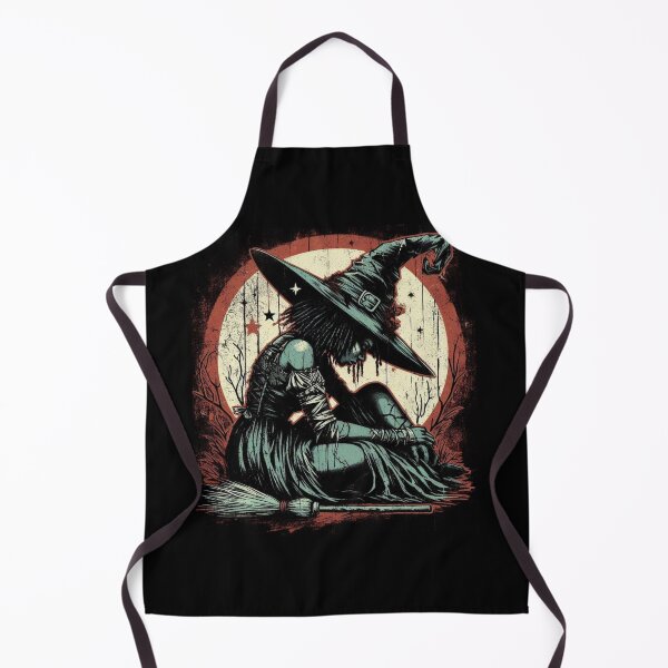 Item preview, Black Witch waiting on Halloween designed and sold by LLdreams.