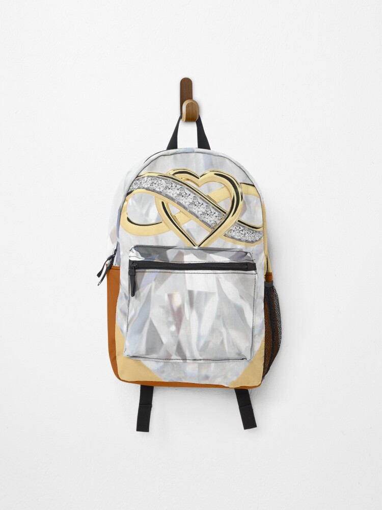 Thumbnail 1 of 3, Backpack, Infinity Heart designed and sold by ontological.