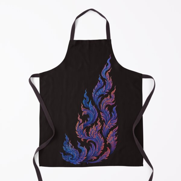 Item preview, Celestial Thai Flame – Futuristic Fantasy Ethereal Pattern designed and sold by 5CatDesign.