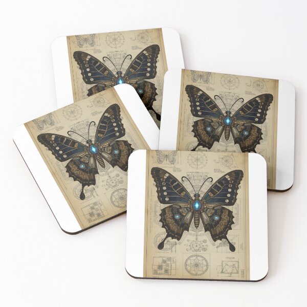 Item preview, Steampunk Drawing Mechanical Butterfly designed and sold by The Dream Lab.
