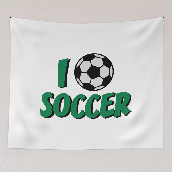Item preview, I love soccer designed and sold by Vectorqueen.