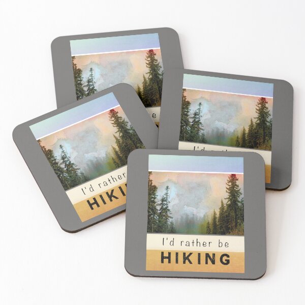 Item preview, I'd Rather Be Hiking Mountain Landscape designed and sold by art64.