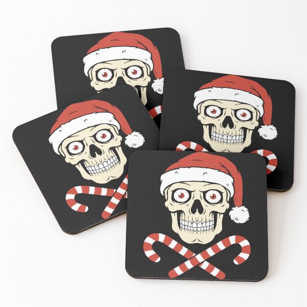 Item preview, Santa Skull - Merry Creepmas designed and sold by HighStakes.