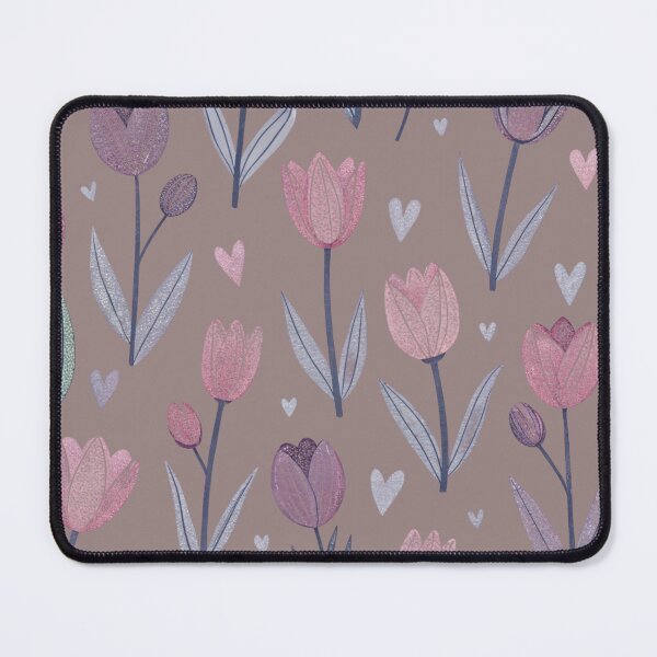 Item preview, Vintage Tulip Garden in Soft Purple designed and sold by joycrysstudio.