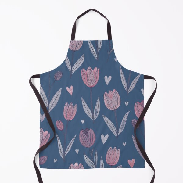 Item preview, Vintage Tulip Garden in Soft Purple designed and sold by joycrysstudio.