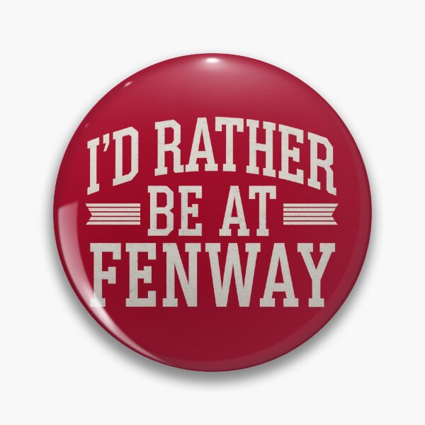 Aperçu de l'œuvre Je préférerais être à Fenway – Fan de baseball de Boston créée et vendue par jeshands.