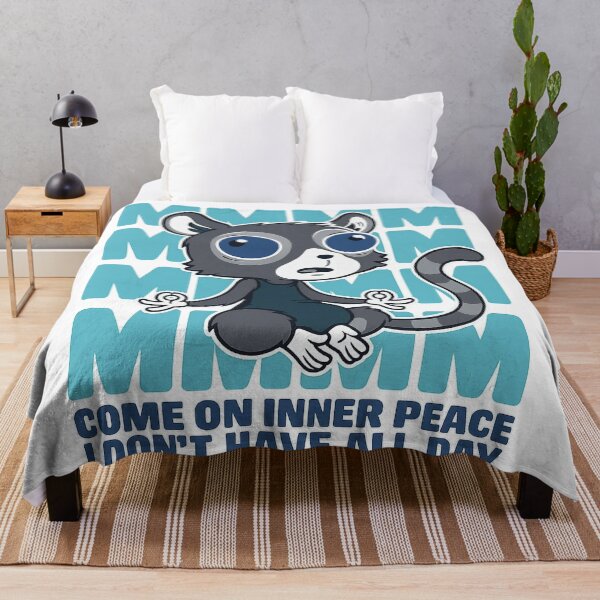 Item preview, Cute Funny Animal Meditating Lemur – Come On Inner Peace Quote designed and sold by Uglyandcute.