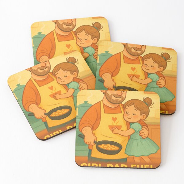 Item preview, Girl Dad: Fueled by Mac & Cheese and Hugs designed and sold by iMIGHTwearTHAT.