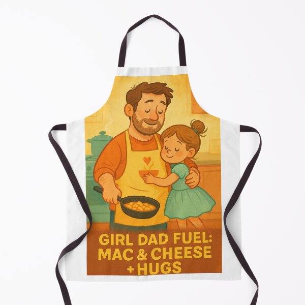 Item preview, Girl Dad: Fueled by Mac & Cheese and Hugs designed and sold by iMIGHTwearTHAT.