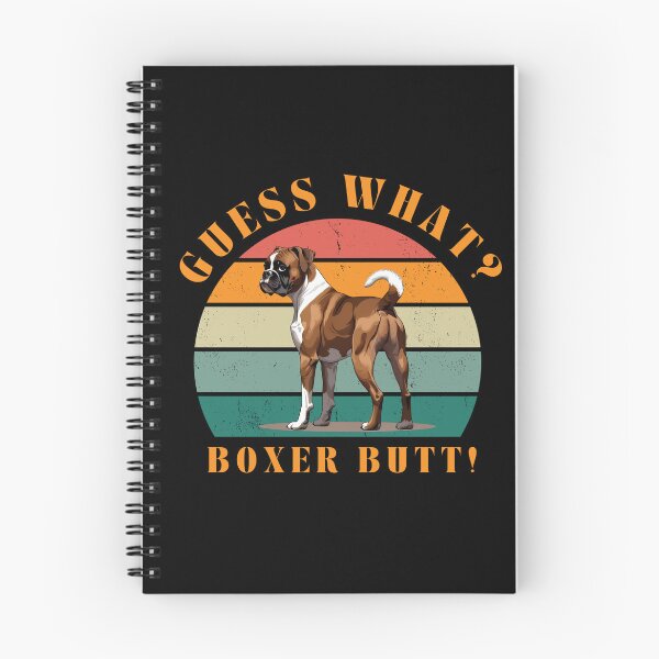 Item preview, Guess What? Boxer Butt! Funny Saying, Boxer Dog Humor designed and sold by A Pinch of Personality.