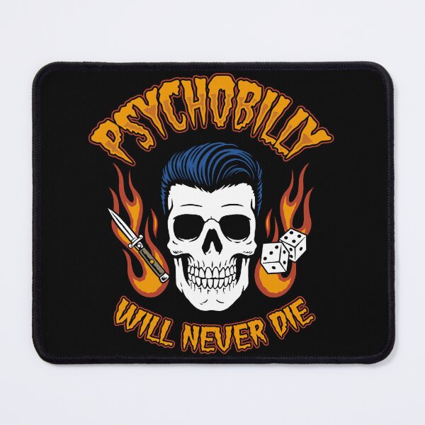 Item preview, Psychobilly Skull designed and sold by HighStakes.