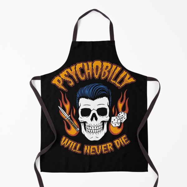 Artikelvorschau, Psychobilly-Schädel entworfen und verkauft von HighStakes.